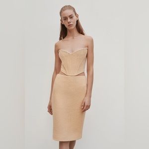 Sr Johns knits corset and skirt set